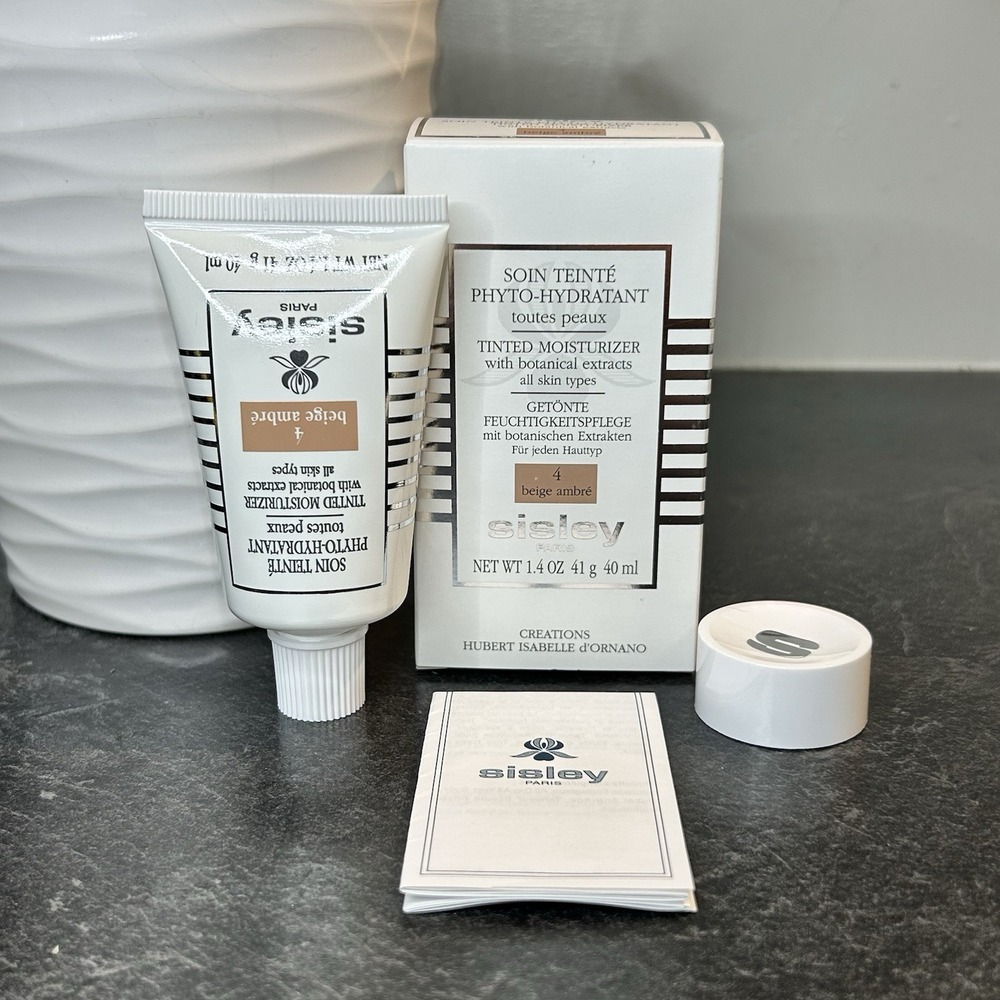 NEW Sisley Paris Phyto-Hydratant Tinted Moisturizer 4 Beige Ambre 1.4 oz RETIRED